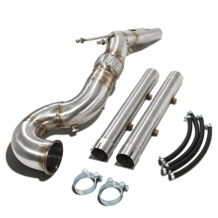 Audi RS3 8V Quattro 2.5 TFSI 17-20 - 4" Exhaust Decat &amp; GPF Delete Downpipe - Direnza