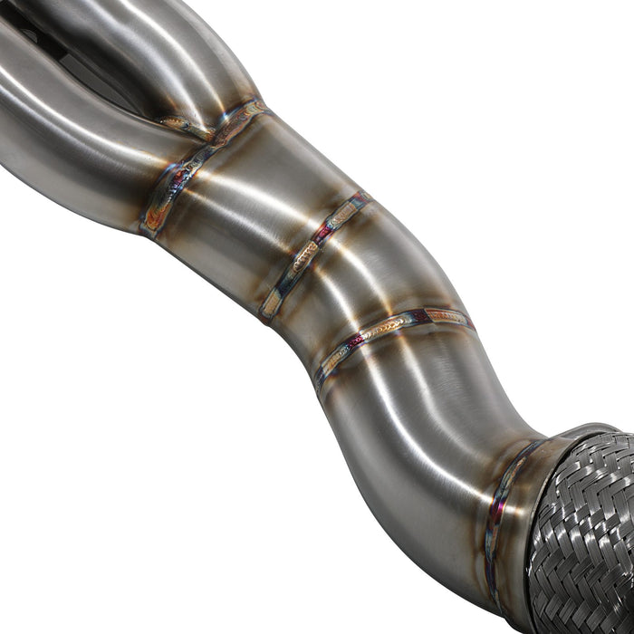 Audi RS3 8V Quattro 2.5 TFSI Non GPF 17-20 4" Exhaust Decat Downpipe - Direnza