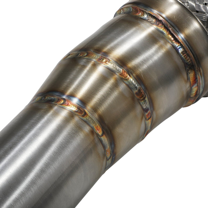 Direnza - Ford Focus MK4 ST 2.3 Ecoboost 2019+ 3.5" Exhaust Decat Downpipe - Car Enhancements UK