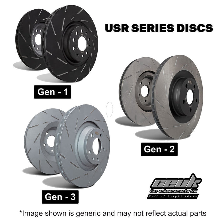 EBC Uprated Front Brake Discs (Multiple Options) - MK8/8.5 Fiesta ST | Car Enhancements UK