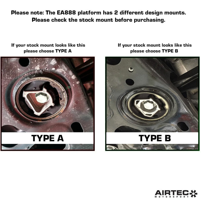 AIRTEC MOTORSPORT TORQUE MOUNT INSERT FOR MQB EA888 - Car Enhancements UK