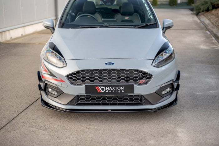 Maxton Design - FRONT SPLITTER V.4 FORD FIESTA MK8/8.5 ST / ST-LINE (2017-2024)