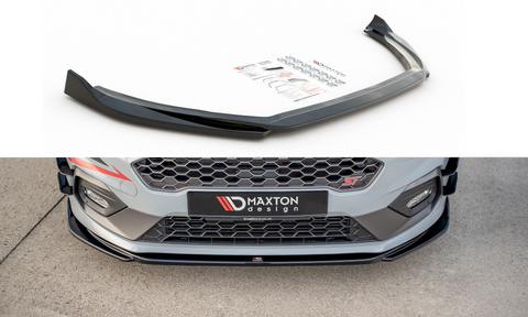 Maxton Design - FRONT SPLITTER V.4 FORD FIESTA MK8/8.5 ST / ST-LINE (2017-2024)