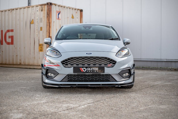 Maxton Design - FRONT SPLITTER V.7 FORD FIESTA MK8/8.5 ST / ST-LINE
