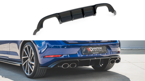 Maxton Design - REAR VALANCE V.3 VW GOLF 7 R FACELIFT (2017-2019)