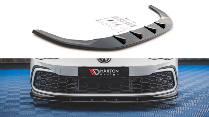 Maxton Design - FRONT SPLITTER V.1 VOLKSWAGEN GOLF GTI / GTE / R-LINE MK8
