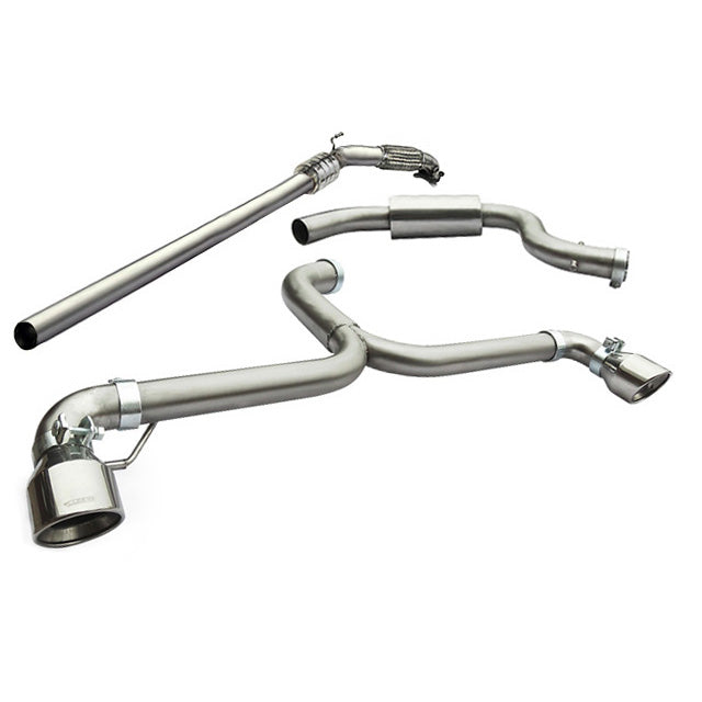 Cobra Exhausts - VW Golf GTI (MK6) 2.0 TSI (5K) (09-12) Venom Box Delete Race Turbo Back Performance Exhaust | Car Enhancements UK