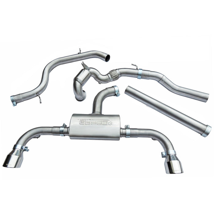 Cobra Exhausts - VW Golf GTI (Mk7.5) 2.0 TSI (5G) (17-20) Turbo Back Performance Exhaust | Car Enhancements UK