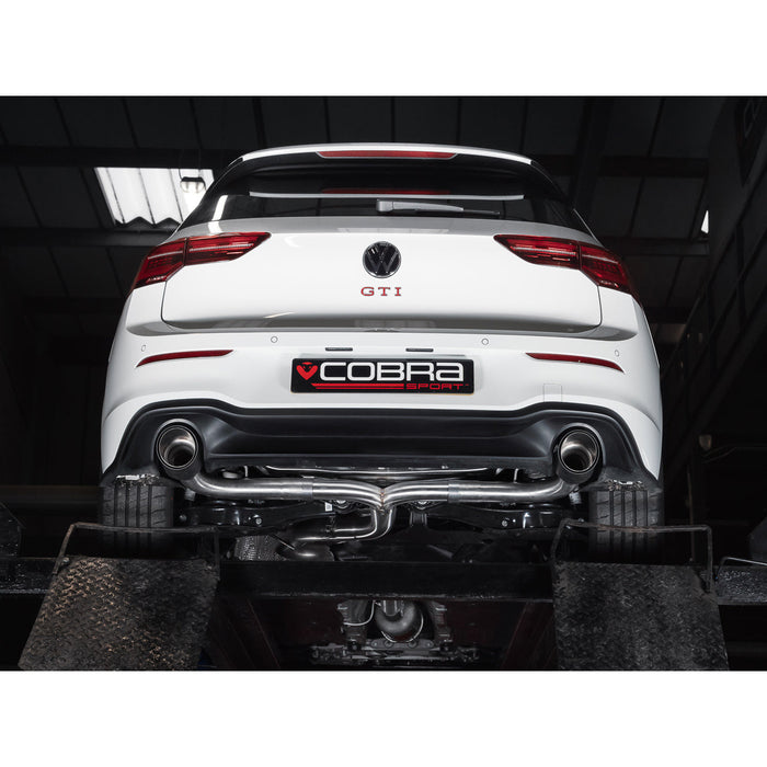Cobra Exhausts - VW Golf GTI (Mk8) 2.0 TSI (20>) Box Delete Race GPF Back Performance Exhaust | Car Enhancements UK
