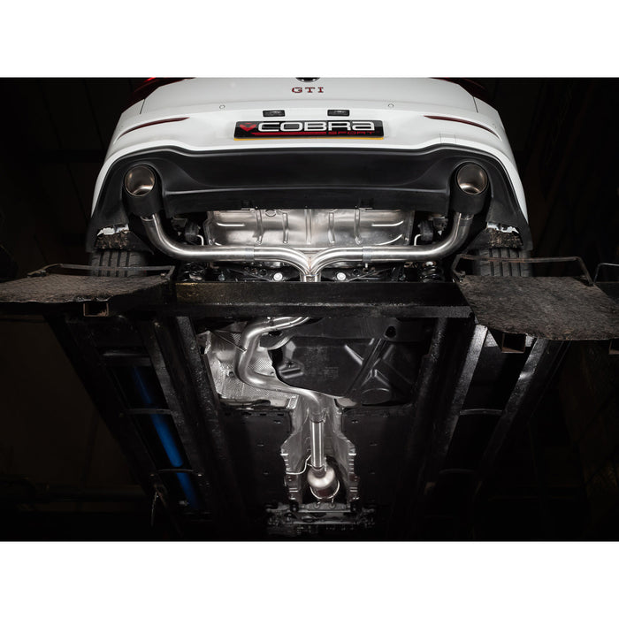 Cobra Exhausts - VW Golf GTI (Mk8) 2.0 TSI (20>) Box Delete Race GPF Back Performance Exhaust | Car Enhancements UK