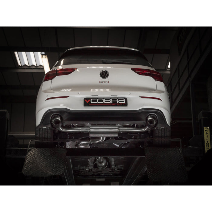 Cobra Exhausts - VW Golf GTI (Mk8) 2.0 TSI (20>) GPF Back Performance Exhaust | Car Enhancements UK