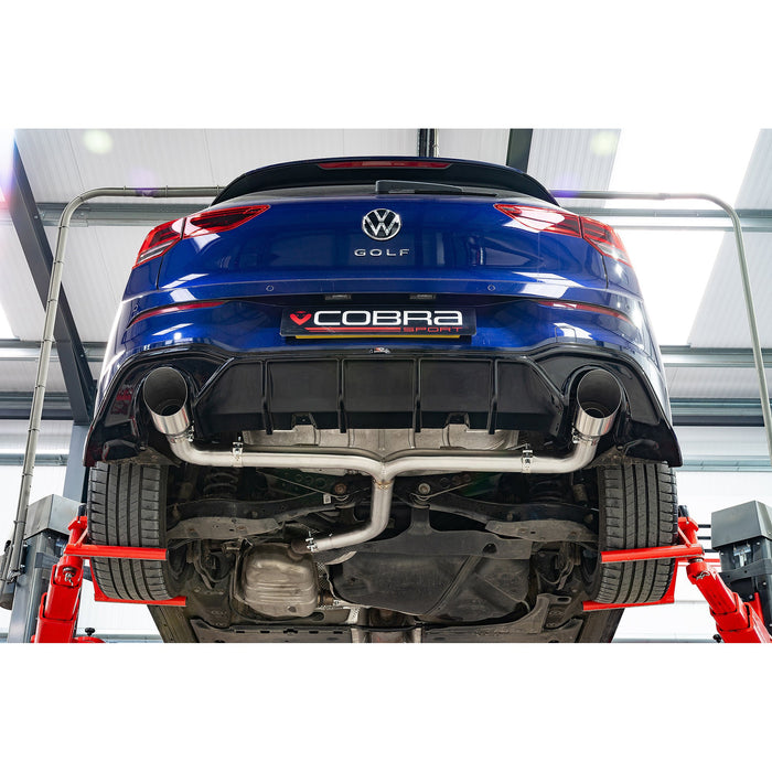 VW Golf R-Line (Mk8) 1.5 TSI (20>) 'GTI Style' Dual Exit Rear Box Section Performance Exhaust – Cobra Sport