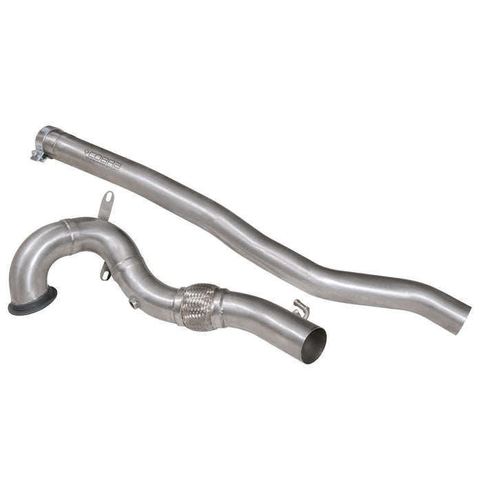 Cobra Exhausts - VW Golf R (Mk7.5) 2.0 TSI (5G) (18-20) Front Downpipe Performance Exhaust | Car Enhancements UK