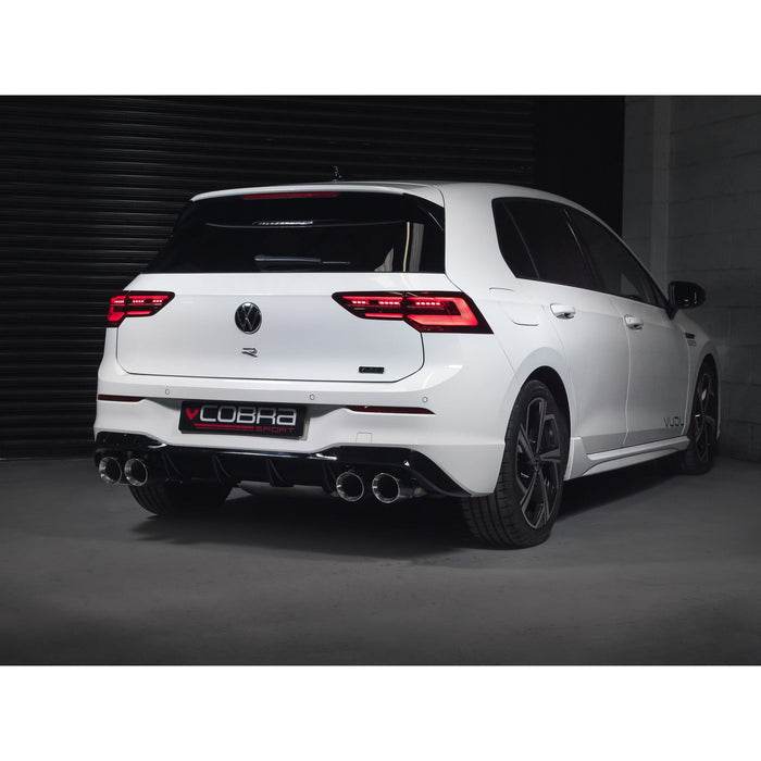 Cobra Exhausts - VW Golf R (Mk8) 2.0 TSI (21>) Valved Turbo Back Performance Exhaust | Car Enhancements UK