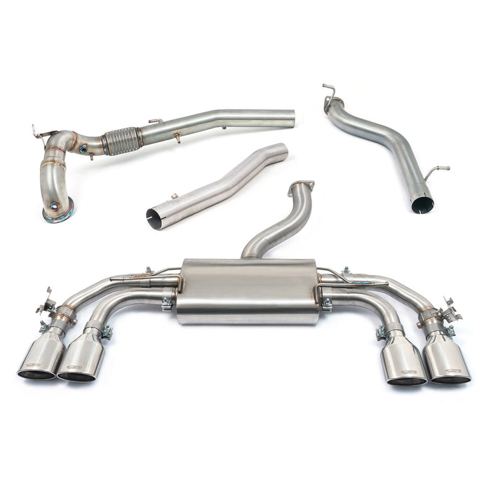 Cobra Exhausts - VW Golf R (Mk8) 2.0 TSI (21>) Valved Turbo Back Performance Exhaust | Car Enhancements UK