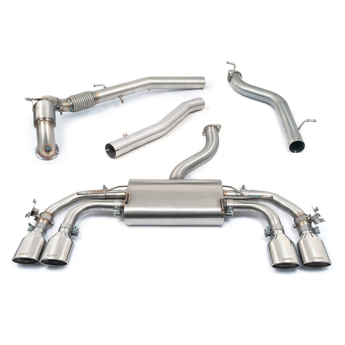 Cobra Exhausts - VW Golf R (Mk8) 2.0 TSI (21>) Valved Turbo Back Performance Exhaust | Car Enhancements UK