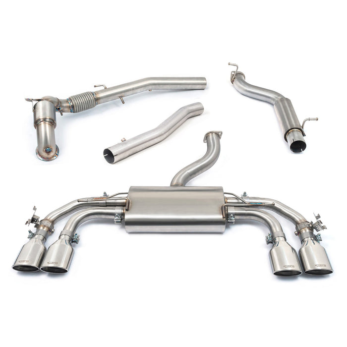 Cobra Exhausts - VW Golf R (Mk8) 2.0 TSI (21>) Valved Turbo Back Performance Exhaust | Car Enhancements UK