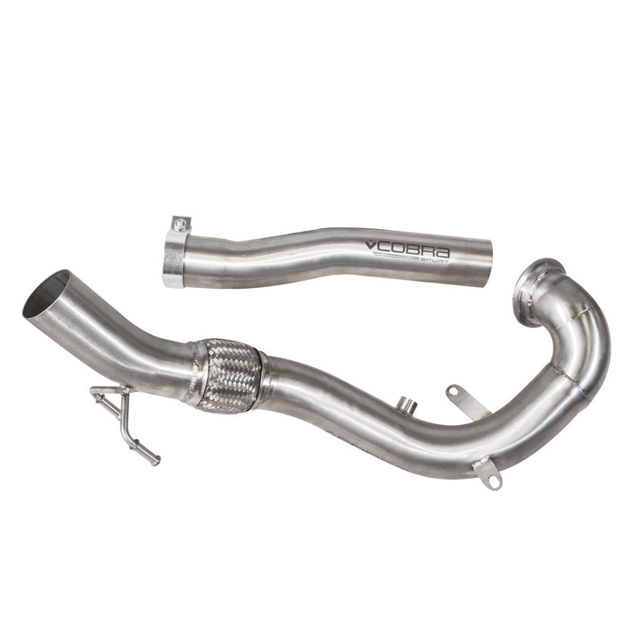 Cobra Exhausts - VW Polo GTI (6C) 1.8 TSI (15-17) Sports Cat / De-Cat Front Downpipe Performance Exhaust | Car Enhancements UK