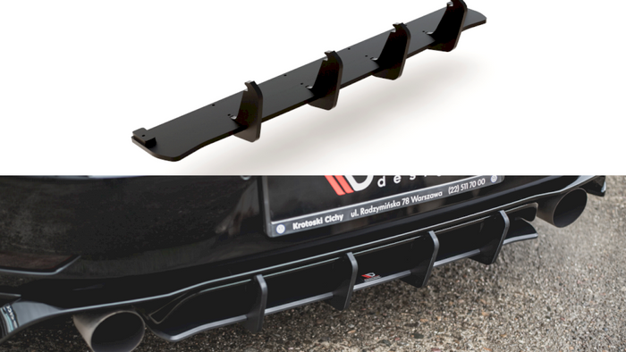 Maxton Design - STREET PRO REAR DIFFUSER VW GOLF MK7.5 GTI TCR