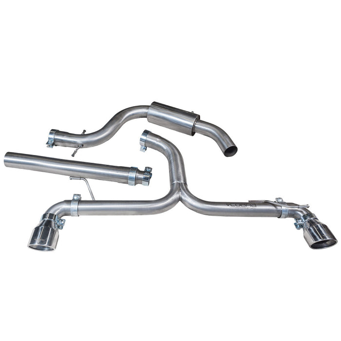 Cobra Exhausts - VW Golf GTD (Mk6) 2.0 TDI (5K) (09-13) Venom Box Delete GTI Style Cat Back Performance Exhaust | Car Enhancements UK