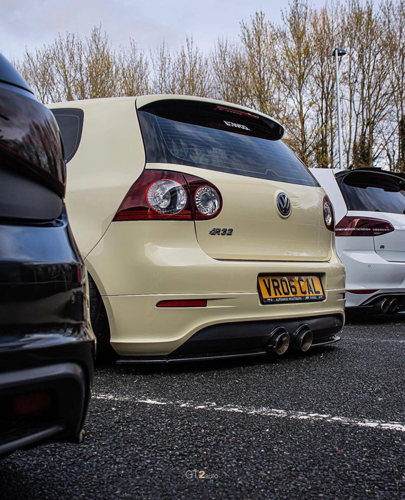 Border Racing R32 Rear Spats Triple R Composites - Volkswagen Golf MK5 R32 - Rear Spats – VUDU ...