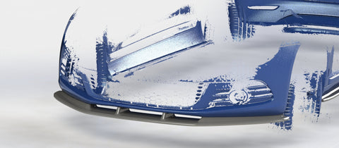Volkswagen Scirocco MK3 Pre Facelift Front Splitter - TRC Performance Styling