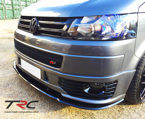Volkswagen Transporter T5 Sportline Long Wheelbase Front Splitter - TRC Performance Styling