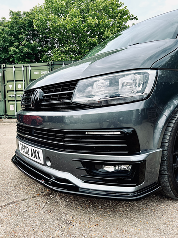 Volkswagen Transporter T6 Sportline Long Wheelbase Front Splitter - TRC Performance Styling