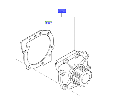 Ford Focus ST Mk2 OEM Water Pump Kit