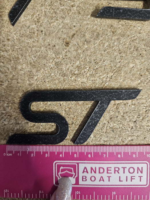 ***CLEARANCE*** 4D ST Badges - BLACK PACK OF 5