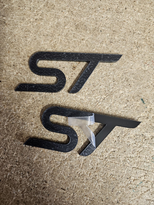 ***CLEARANCE*** 4D ST Badges - BLACK PACK OF 5