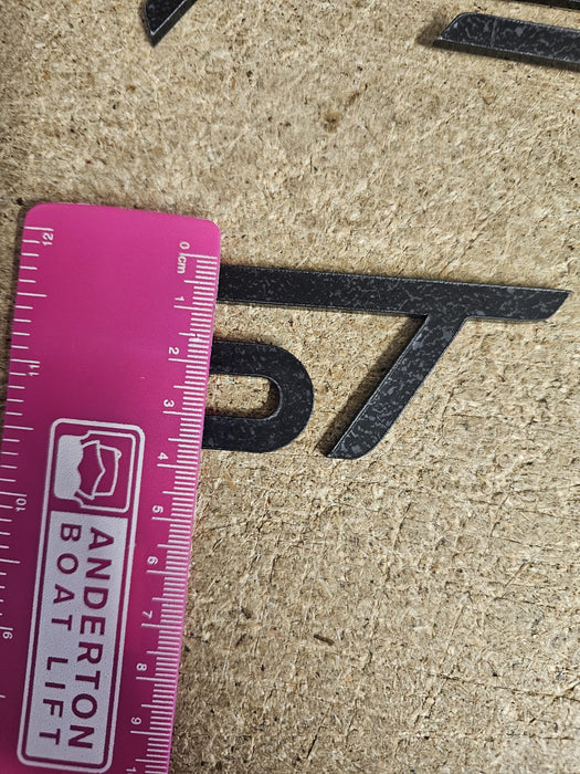 ***CLEARANCE*** 4D ST Badges - BLACK PACK OF 5