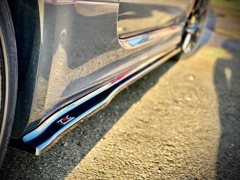 Fiat Abarth 695 Series 4 Side Skirt Splitters - TRC Performance Styling