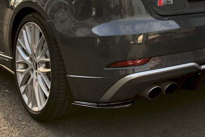 Maxton Design - REAR SIDE SPLITTERS AUDI S3 8V FACELIFT SPORTBACK (2017-2020)