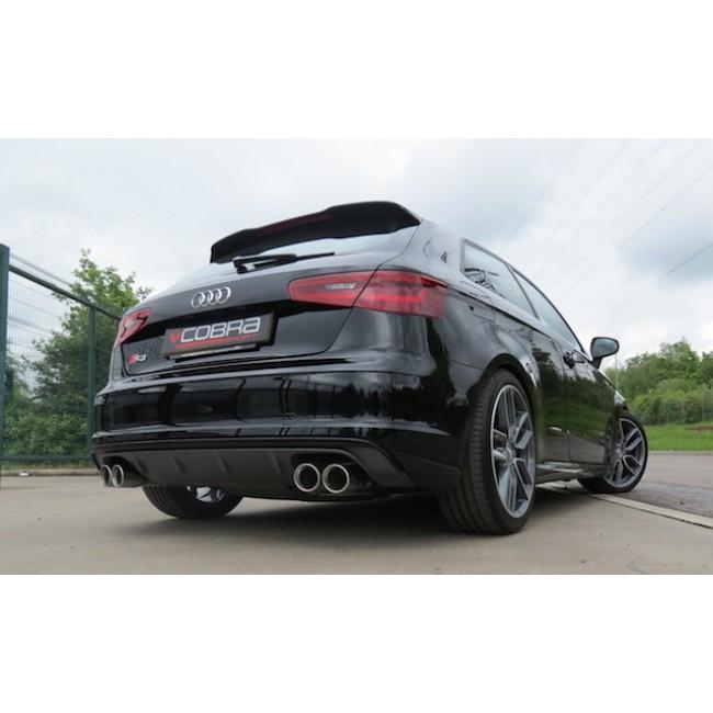 Cobra Exhausts - Audi S3 (8V) 3 Door (Non-Valved) (13-18) Cat Back Performance Exhaust | Car Enhancements UK