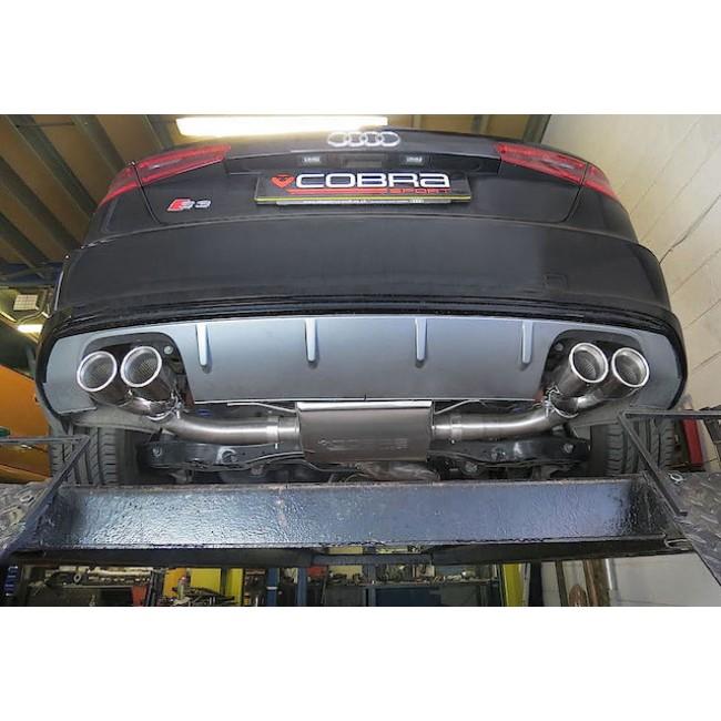 Cobra Exhausts - Audi S3 (8V) 3 Door (Non-Valved) (13-18) Turbo Back Performance Exhaust | Car Enhancements UK
