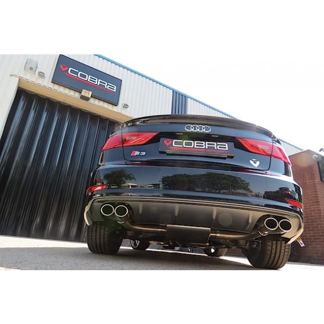 Cobra Exhausts - Audi S3 (8V) Saloon (Non-Valved) (13-18) Turbo Back Performance Exhaust | Car Enhancements UK