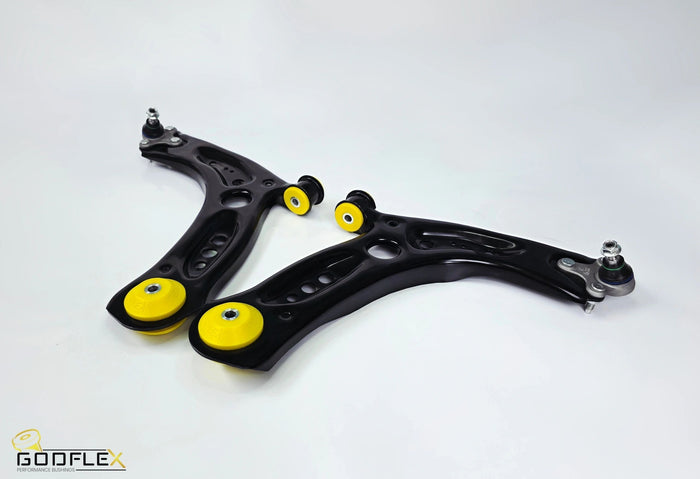 VW Golf MK7 / MK7.5 Inc GTi Models (2012-2020) Uprated Pre-Bushed Front Suspension Arms