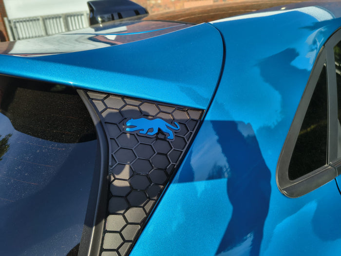 Ford Puma MK2 (ST & ST Line) Rear Window Side Cover (Hex Design)