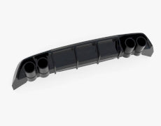 Maxton Design -  Rear Valance + Exhaust Ends Imitation Audi A6 S-Line / S6 C8 / C8 Facelift