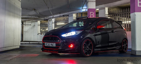 Fiesta Black/Red edition (LED Strip DRL) full kit