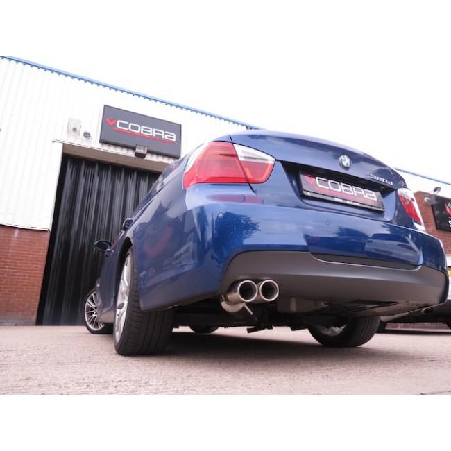 BMW 318D/320D Diesel (E90/E91) Twin Tip Performance Exhaust Rear Box – Cobra Sport