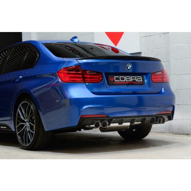 Cobra Exhausts - BMW 320i (F30 LCI/F31 LCI) (2011-19) Quad Exit M3 Style Performance Exhaust Conversion | Car Enhancements UK