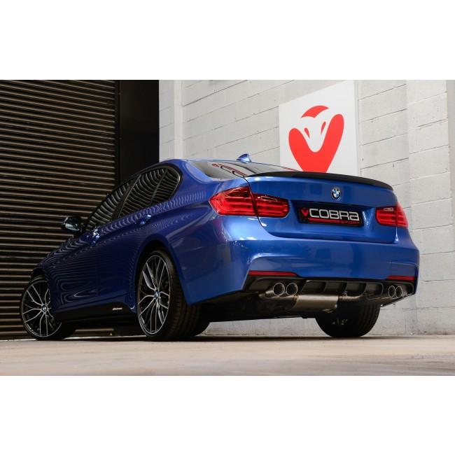 Cobra Exhausts - BMW 320D (F30 LCI/F31 LCI) (2015-19) Quad Exit M3 Style Performance Exhaust Conversion | Car Enhancements UK