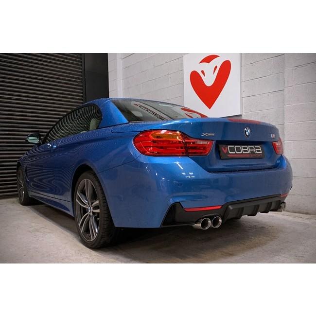Cobra Exhausts - BMW 430D (F32/F33/F36) (13-20) Quad Exit M4 Style Performance Exhaust | Car Enhancements UK
