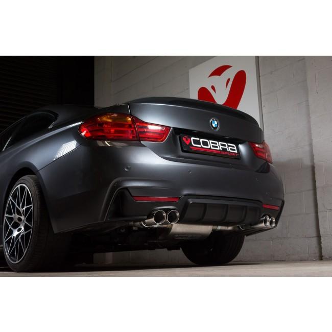 Cobra Exhausts - BMW 435D (F32/F33/F36) Quad Exit M4 Style Performance Exhaust Conversion | Car Enhancements UK