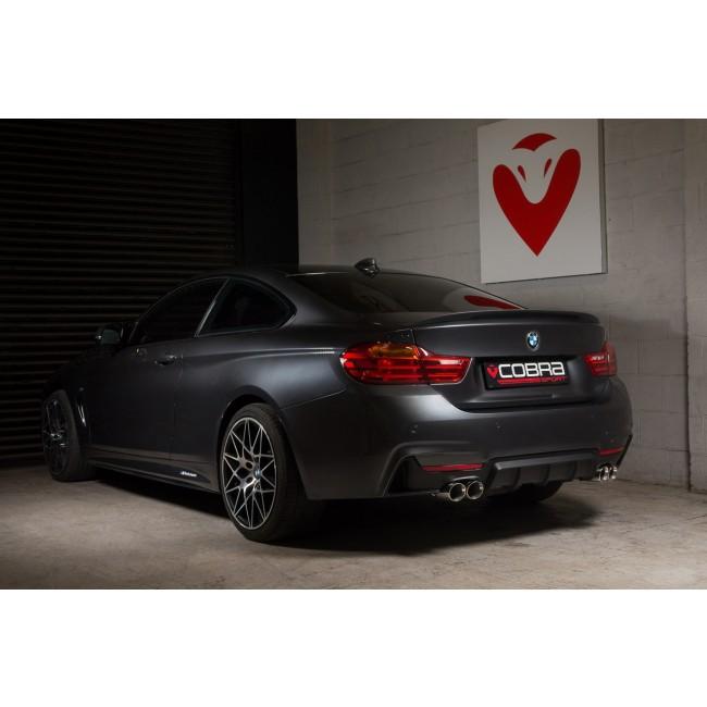 Cobra Exhausts - BMW 430D (F32/F33/F36) (13-20) Quad Exit M4 Style Performance Exhaust | Car Enhancements UK