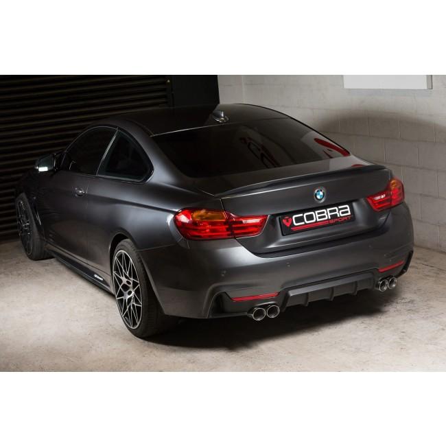 Cobra Exhausts - BMW 435D (F32/F33/F36) Quad Exit M4 Style Performance Exhaust Conversion | Car Enhancements UK