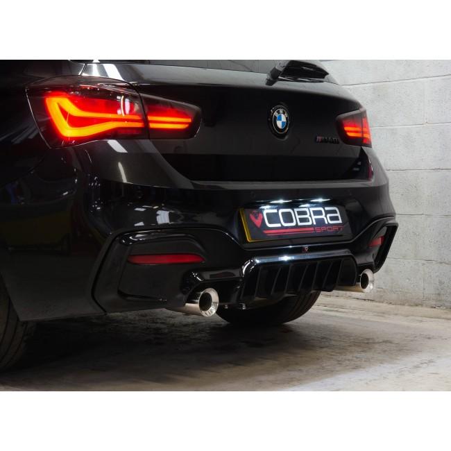 Cobra Exhausts - BMW M135i Exhaust Tailpipes - Larger 3.5" M Performance Tips - Replacement Slip-on OE Style | Car Enhancements UK