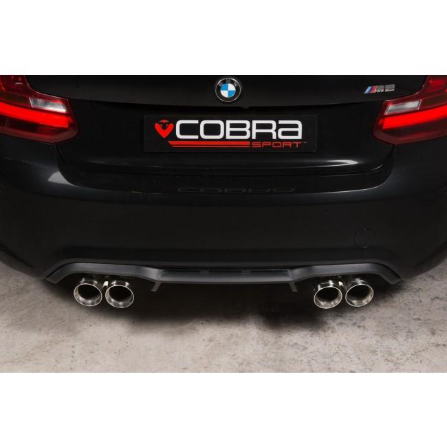 BMW M2 (F87) Coupe 3" Valved Cat Back Performance Exhaust – Cobra Sport